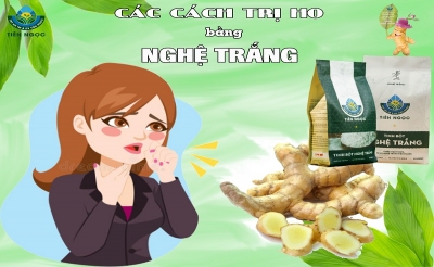 Cách chữa ho hiệu quả từ tinh bột nghệ trắng