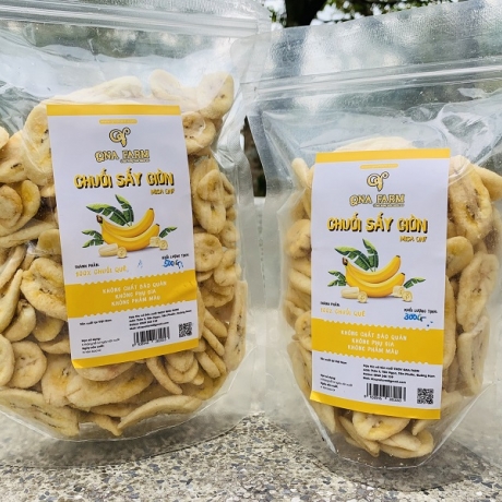 Chuối sấy giòn 500g